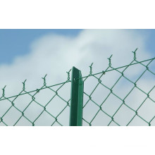 Made in China Galvanized Chain Link Fences are used in protective place like airport